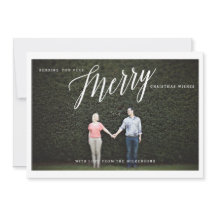 Zeer vrolijke kerstwensen foto groet