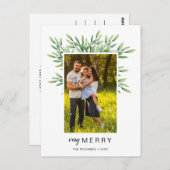 Zeer vrolijke Waterverf laat foto Briefkaart (Voorkant / Achterkant)