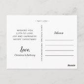 Zeer vrolijke Waterverf laat foto Briefkaart (Achterkant)