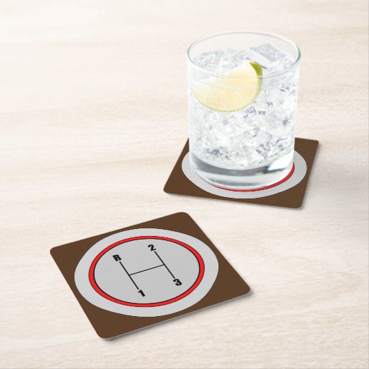 Zeer vun 3 snelheidsVerschuiving Knob Grafisch Ond Kartonnen Onderzetters (Insitu)