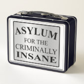 Zeer vun asiel voor crimineel zieke signalering (Achterkant)