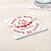 Zeer vun Reddy Kilowatt Onderzetter set (Schuin)