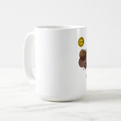 Zeer warme koffie koffiemok (Voorkant links)