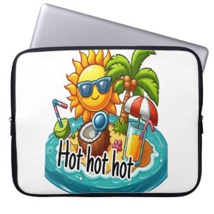 Zeer warme seizoen laptop sleeve