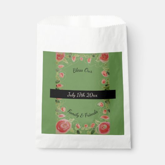 Zeer  WeddingFavor Cookie Bag Bedankzakje (Voorkant)
