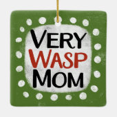 Zeer wesp moeder Ornament (Achterkant)