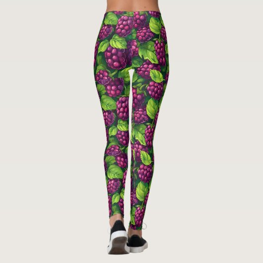 Zeer wijngaard-achtige Pop Mode Leggings (Achterkant)