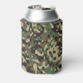 Zeer wollen jager Style Woodland Camo Pattern Blikjeskoeler (Blikje Achterkant)