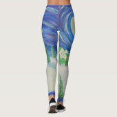 Zeer wollig winterdorp leggings (Achterkant)