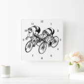 Zeer wollige fietskast vierkante klok (Huis)