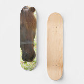 Zeer zoete kastanjepaarden skateboard (Voorkant)