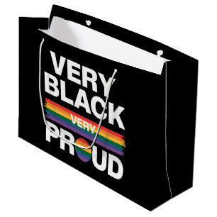 Zeer zwart Zeer trots Zwarte homoproudheid LGBT Pr Groot Cadeauzakje