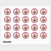 zeereis ronde sticker (Vel)