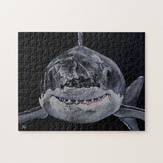 Zeeroofdier Schilderij van Alfred Fox Legpuzzel (Horizontaal)