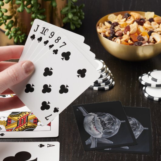 Zeeroofdier Schilderij van Alfred Fox Pokerkaarten (Insitu)