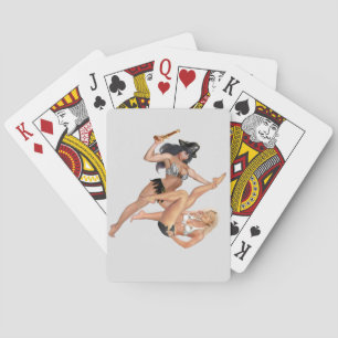 ZEEROVERMEISJES IN VECHTEN POKERKAARTEN