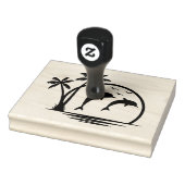 Zeescape Jumping Dolphins Rubber Stamp Rubberstempel (Stempel)