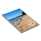 Zeeschaal Frangipani Naam Spiral Note Book Notitieboek (Rechterzijde)