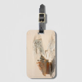 Zeeschalen aan de strand bagagelabel (Voorkant (verticaal))