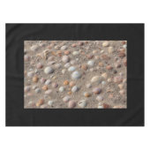 Zeeschalen aan het strand tafelkleed (Voorkant (Horizontaal))