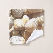 Zeeschalen Fotografie Beach Life Bad Handdoek (Wasdoekje)