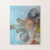 Zeeschalen op het Zee Bed. Legpuzzel (Verticaal)