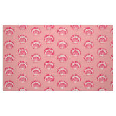Zeeschalen - schoppen van koraalroze stof (Fat Quarter)