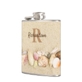 Zeeschalen strand Monogram Kustgebied Heupfles (Links)