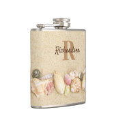 Zeeschalen strand Monogram Kustgebied Heupfles (Rechts)