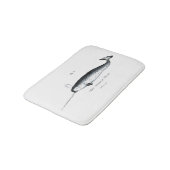 zeeschandschelp eenhoorn badmat (Gekanteld)