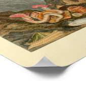 Zeescheldoppen Mariene buizen Kleurtekenafdrukken Poster (Hoek)