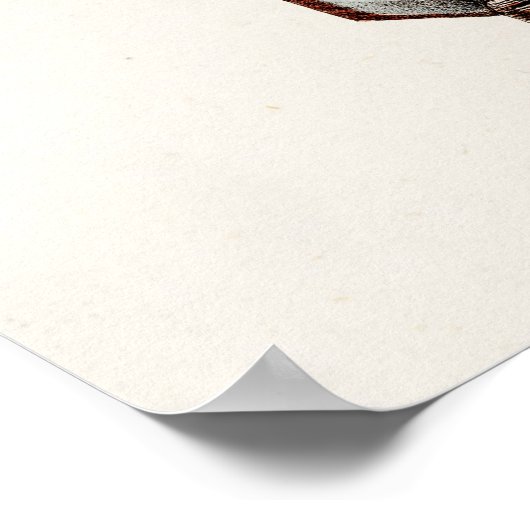  zeeschelp Aangepaste reg. Auger Shell Poster (Hoek)