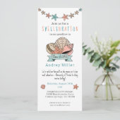 Zeeschelp Afstudeerders Afscheidsgeschenk Kaart (Staand voorkant)