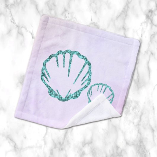 Zeeschelp Baby Shower Washandje