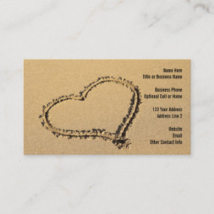 Zeeschelp Beach Paradise Travel Agent Visitekaartje