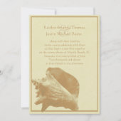 Zeeschelp/ Bruiloft Kaart (Voorkant)