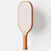 Zeeschelp en Indisch Geel Modern Monogram Pickleball Paddle (Links)