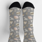 Zeeschelp- en schaaldieren zeestrand sokken (Top)