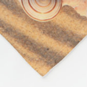 Zeeschelp en zeeduivel fleece deken (Hoek)