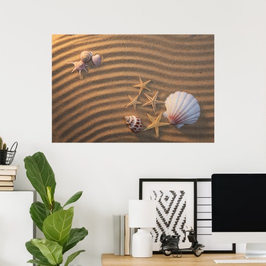 Zeeschelp en zeeduivel poster (Thuiskantoor)