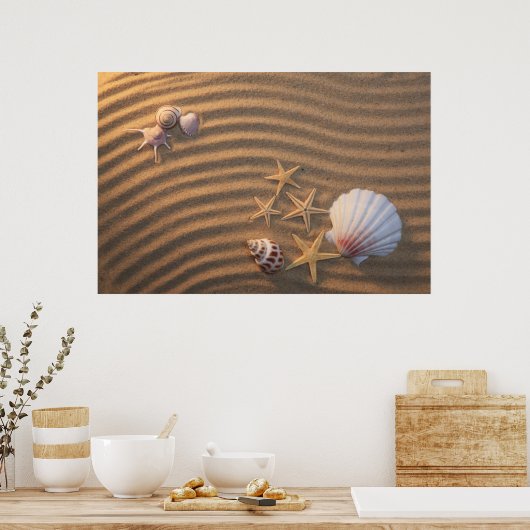 Zeeschelp en zeeduivel poster (Keuken)