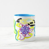 Zeeschelp en zeester mok (Midden)