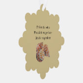 Zeeschelp/Fossickers Ornament Kaart (Rechts)