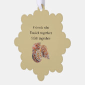 Zeeschelp/Fossickers Ornament Kaart (Links)