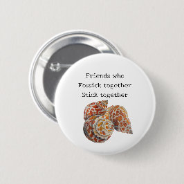 Zeeschelp/Fossickers Ronde Button 5,7 Cm