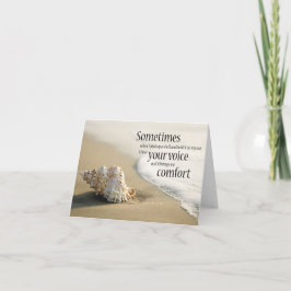 Zeeschelp, je stem brengt me troost kaart