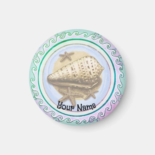 zeeschelp magneet (Voorkant)