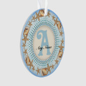 Zeeschelp Monogram Ornament (voorkant)