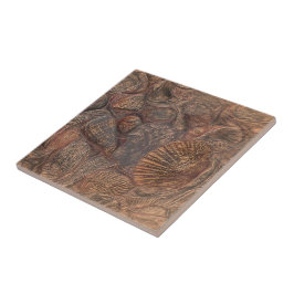  zeeschelp oceaanbedekking zeebaars zeebrasem tegeltje