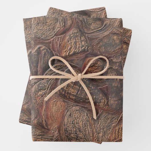  zeeschelp oceaanbedekking zeebrasep bruin inpakpapier vel (In situ)